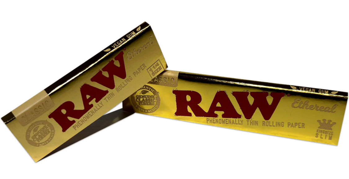 RAW | King Size Slim Ethereal | Rolling Papers | Classic -MONROE