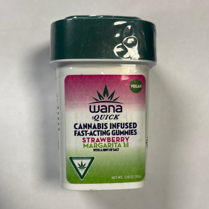 Wana | 200mg | Gummies | Strawberry Margarita | 1:1 -MONROE