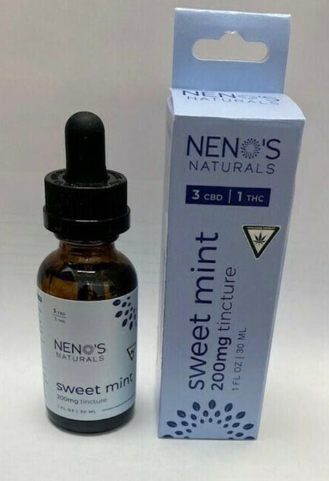 Nenos Naturals | 200MG Tincture | 1:1 | Sweet Mint| - Monroe