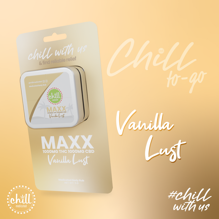 Chill Extreme | 1:1 150mg | body rub | vanilla lust | Monroe