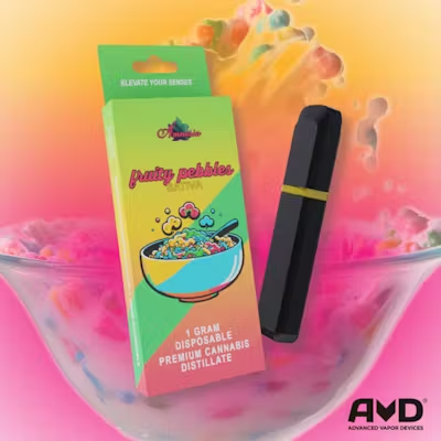 Amnesia | Fruity Pebbles | 1G Disposable Cart |-MJ