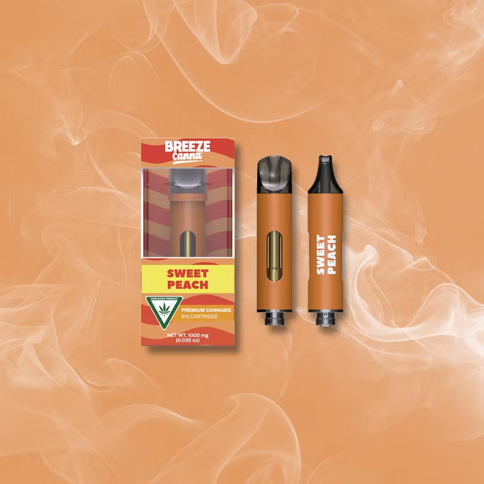 Breeze Canna | Sweet Peach | 1G | 510 thread cart | -MJ