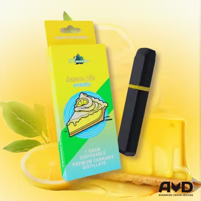 Amnesia | Lemon Pie | 1G Disposable Cart |-MJ