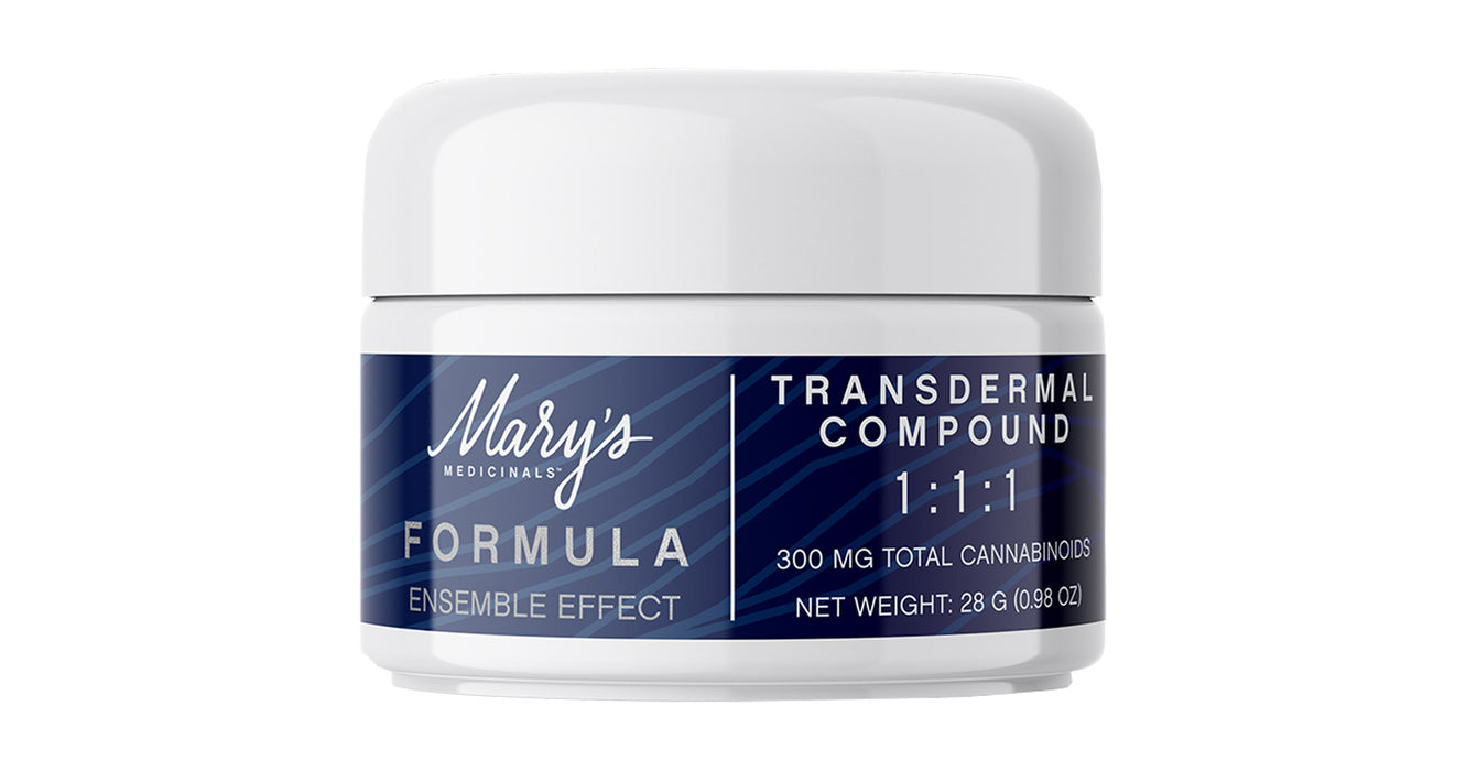 Mary's Medicinals | Formula | 300MG THC:300MG CBD:300MG CBG Transdermal Compound|MJ