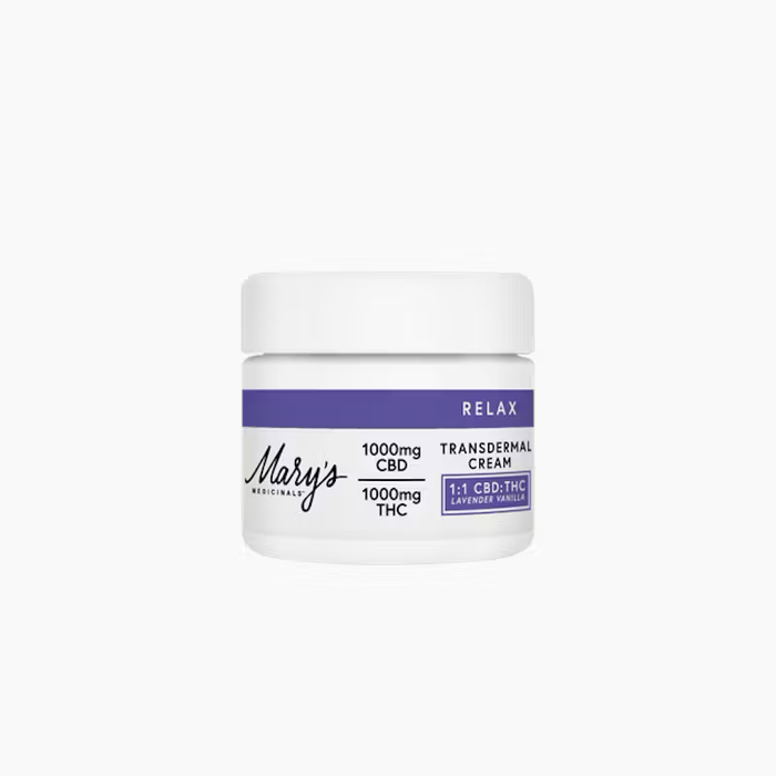 Relax Transdermal Cream (Lavender Vanilla) (CA)|MJ