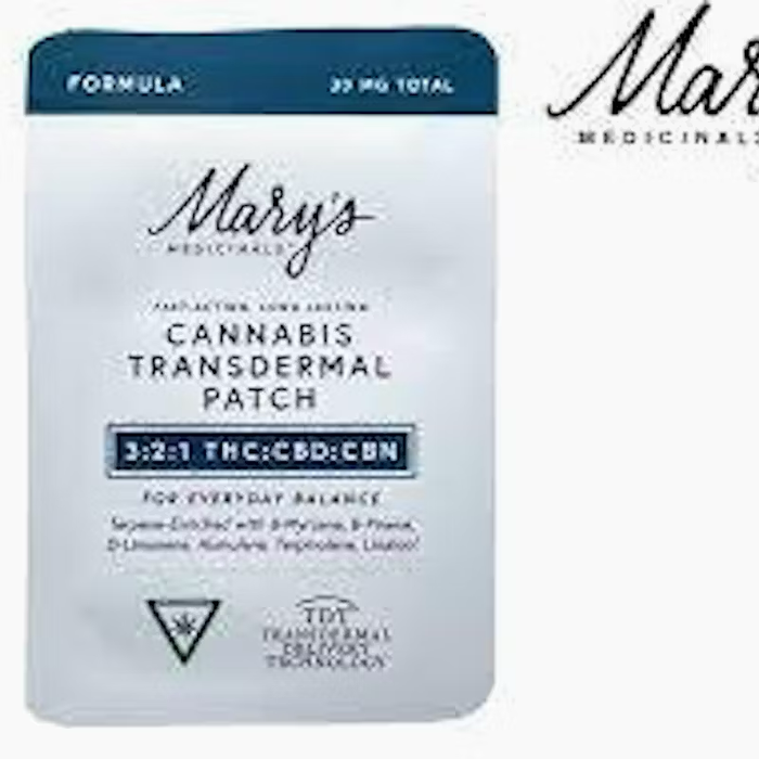 Mary's Medicinals | Formula | 15MG THC:10MG CBD:5MG CBN Transdermal Patch|MJ