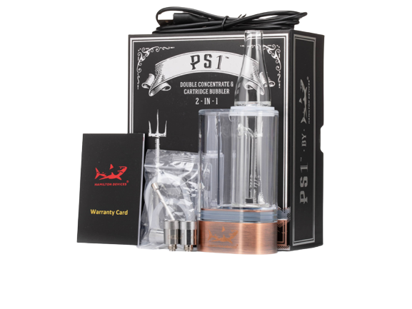 Hamilton Devices | PS1 | 2-in-1 Double Concentrate Cart Bubbler -MONROE