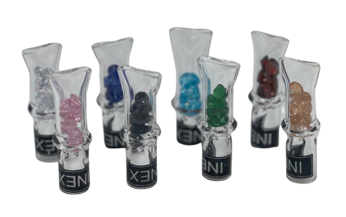 Inex | Glass Blunt Tips with Diamonds-MONROE