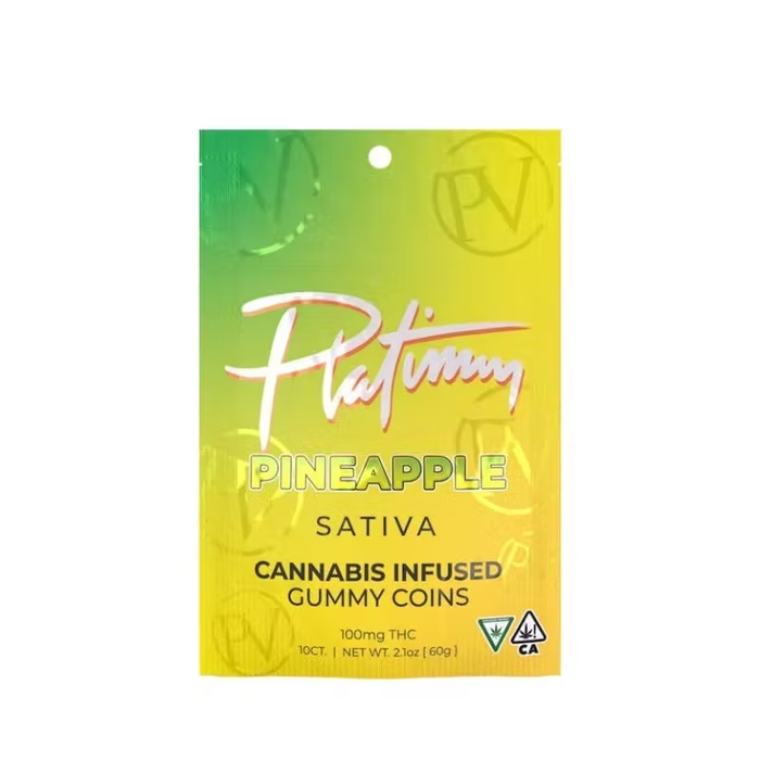 Platinum Vape | 100mg | Gummies | Pineapple-MONROE